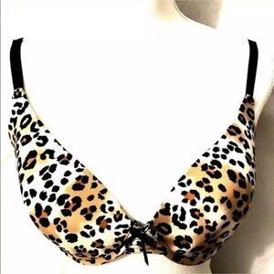Demi Padded Underwire Bra 36C Leopard Print Style 42004